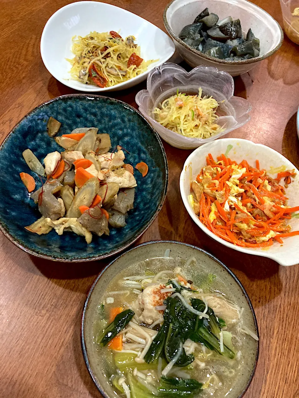 Snapdishの料理写真:娘の手作りお惣菜　🥢|sakuramochiさん