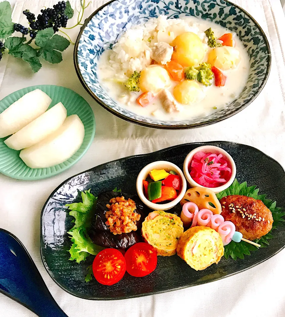 《シチューライス》夫の朝ごはん🍃|ちゃべさん