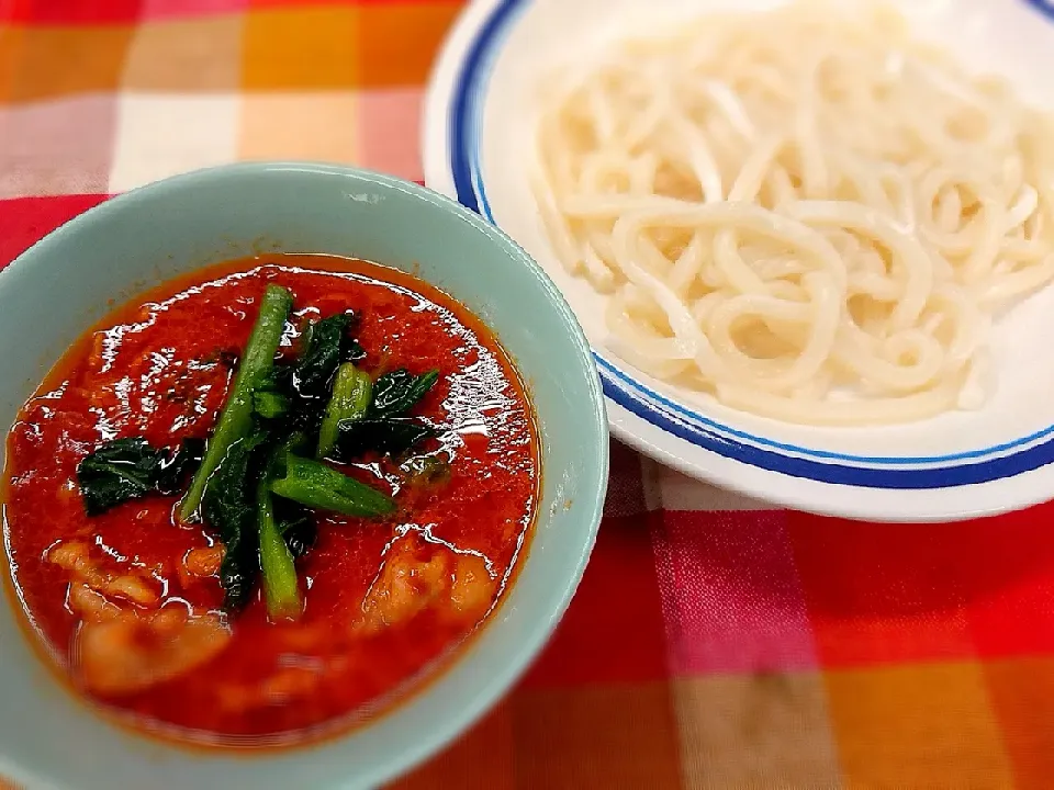 Snapdishの料理写真:つけナポリタン風うどん|よっしー(=^ェ^=)さん