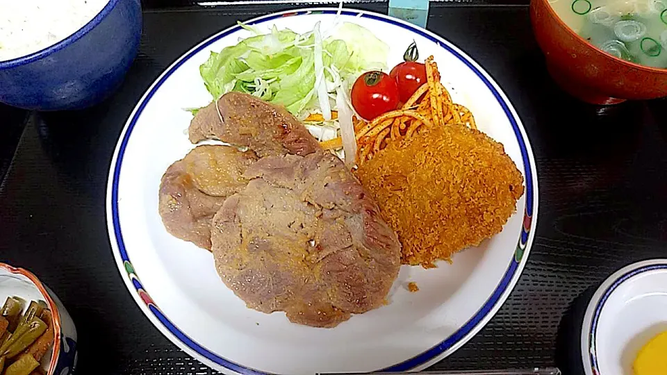 豚肉味噌漬け焼き定食|nyama1さん