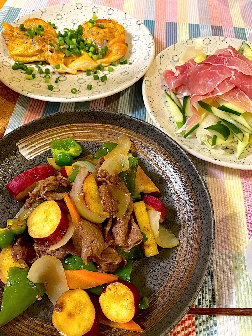 韓国風牛肉と野菜の炒め物|まーさん