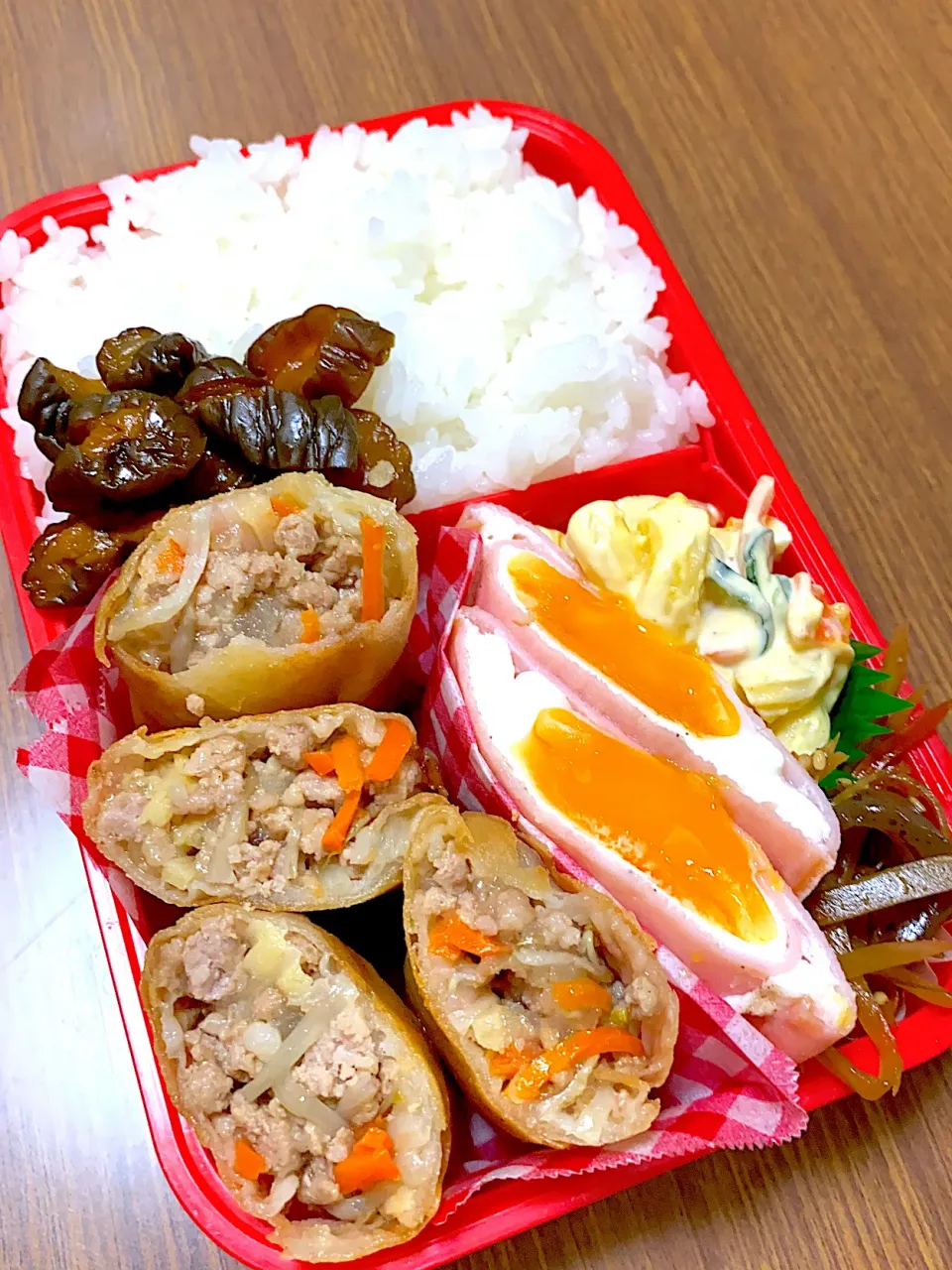 Snapdishの料理写真:夜勤弁当♡|utaさん