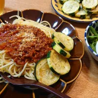 Snapdishの料理写真:ミートソースパスタ