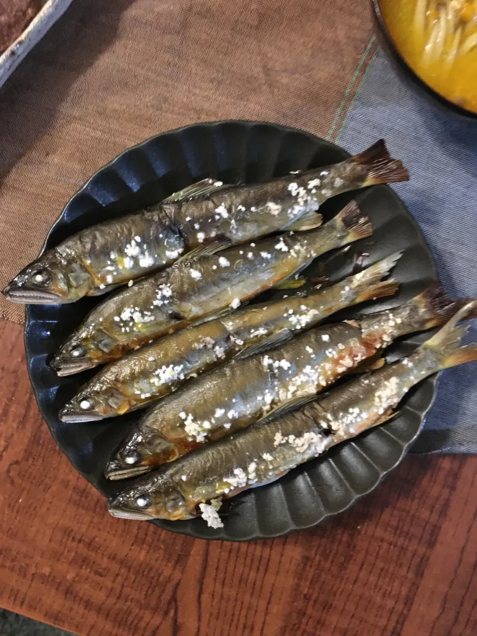 鮎の塩焼き🐟|千景さん