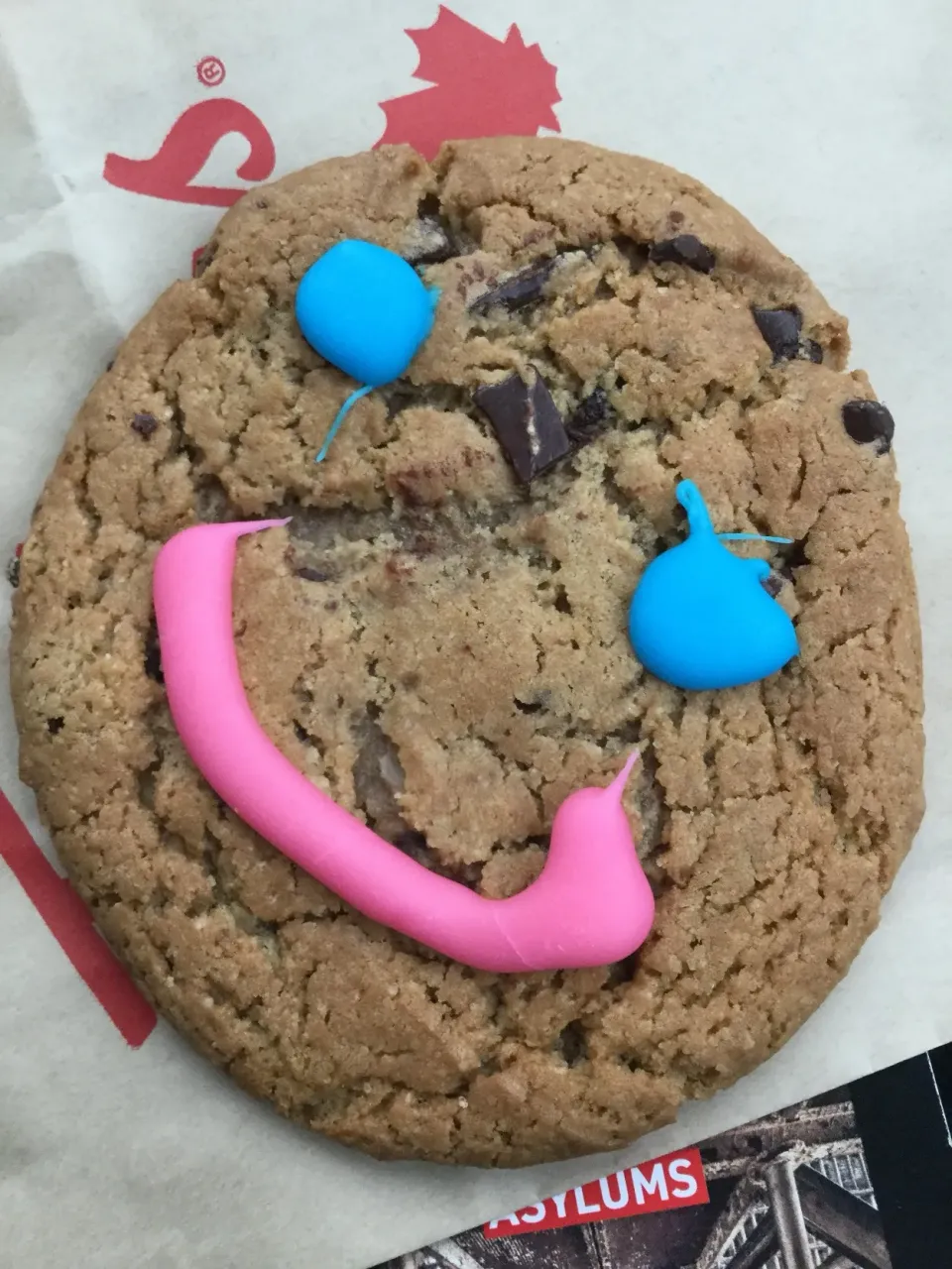 Snapdishの料理写真:I got a smile cookie from Tim Hortons|ninja kittyさん