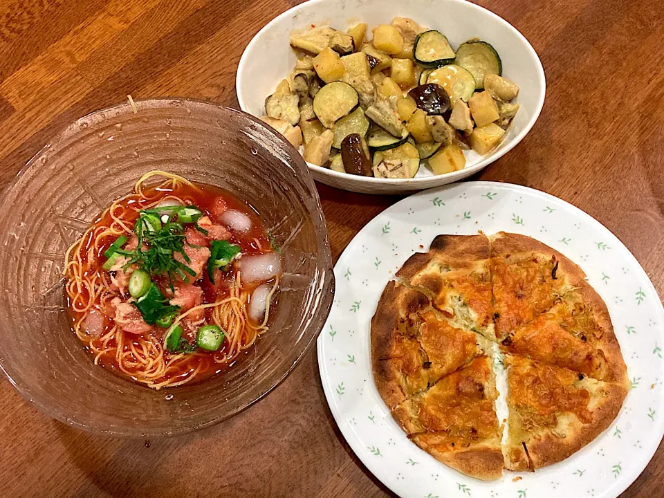 Snapdishの料理写真:夏の終わりのDinner 🍽🍷|sakuramochiさん