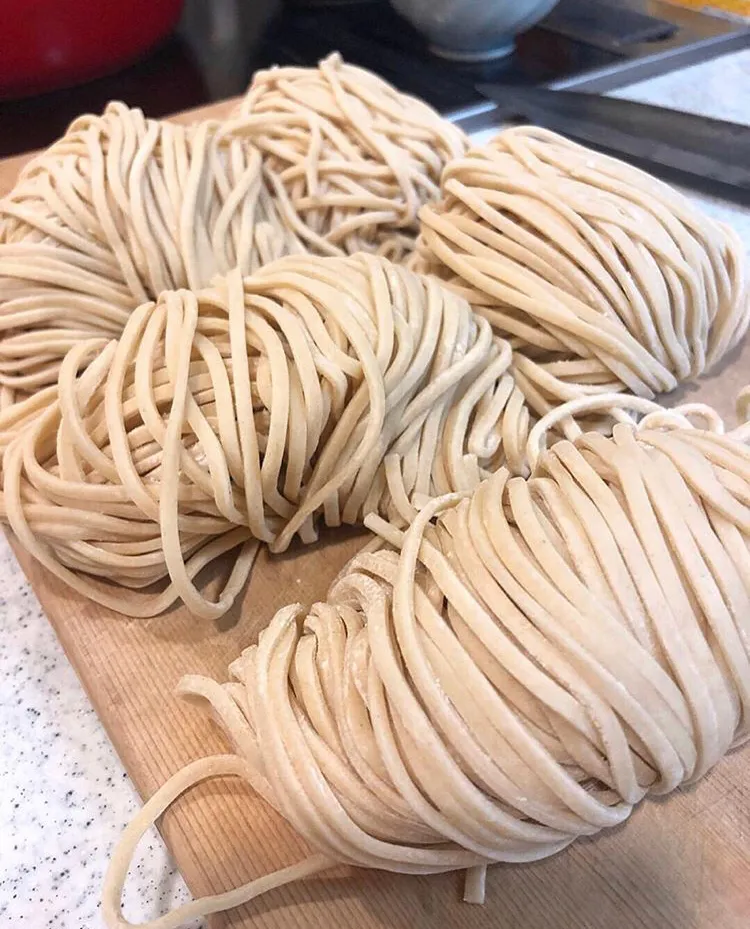 Snapdishの料理写真:自作🍜自家製麺|ガク魁‼︎男飯さん