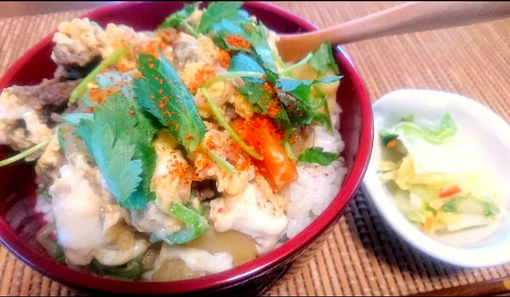 昨夜の肉じゃが～からの

     肉じゃが丼✨|びせんさん