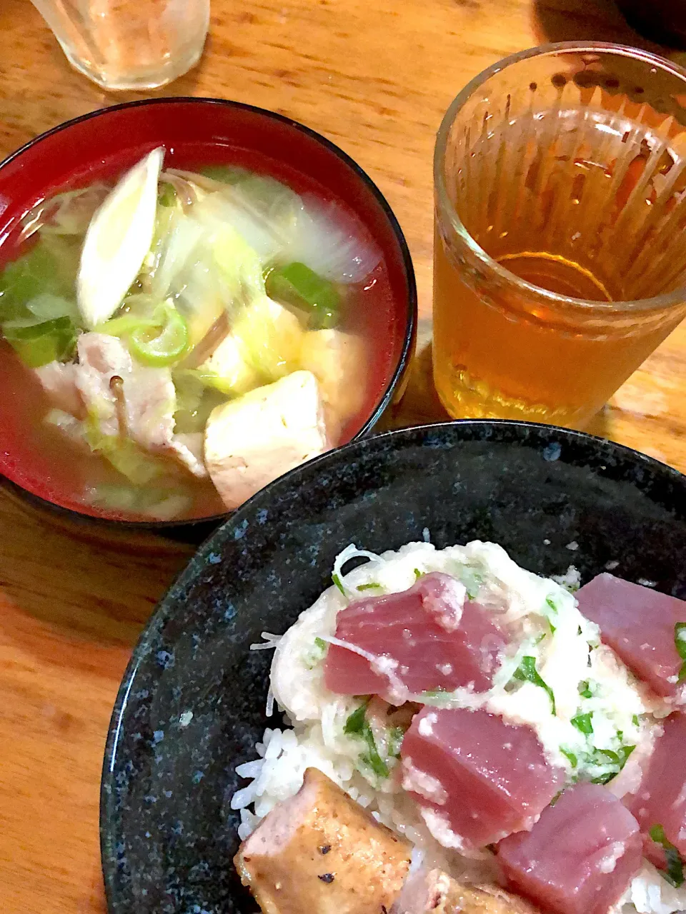 マグロトロロ・白子丼と豚汁~|みほさん