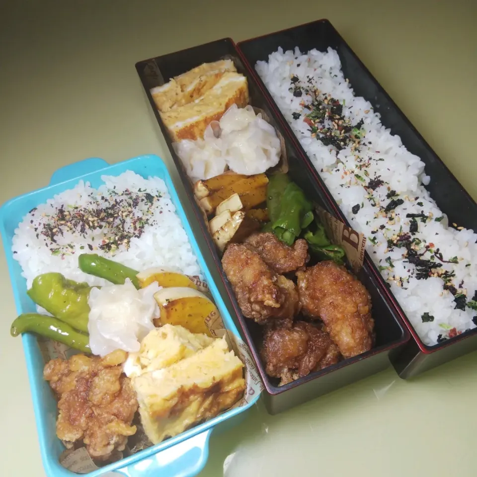 Snapdishの料理写真:9/16 父娘弁当|けろよんさん