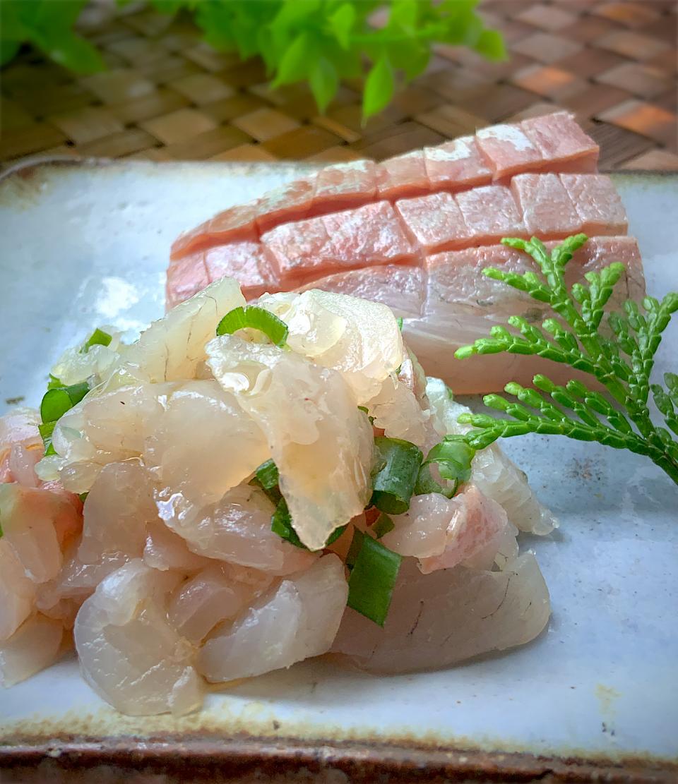 シオ カンパチの子供 のナムルと刺身 9421beru Snapdish スナップディッシュ Id R98pda