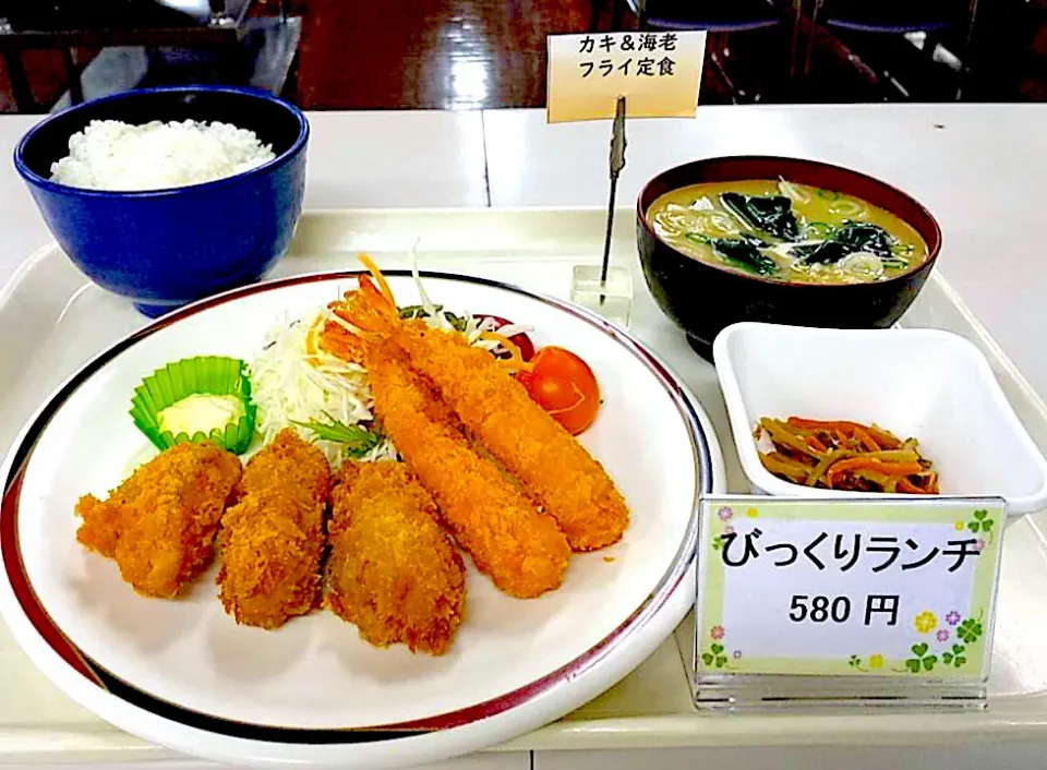 カキフライ・エビフライ定食|nyama1さん