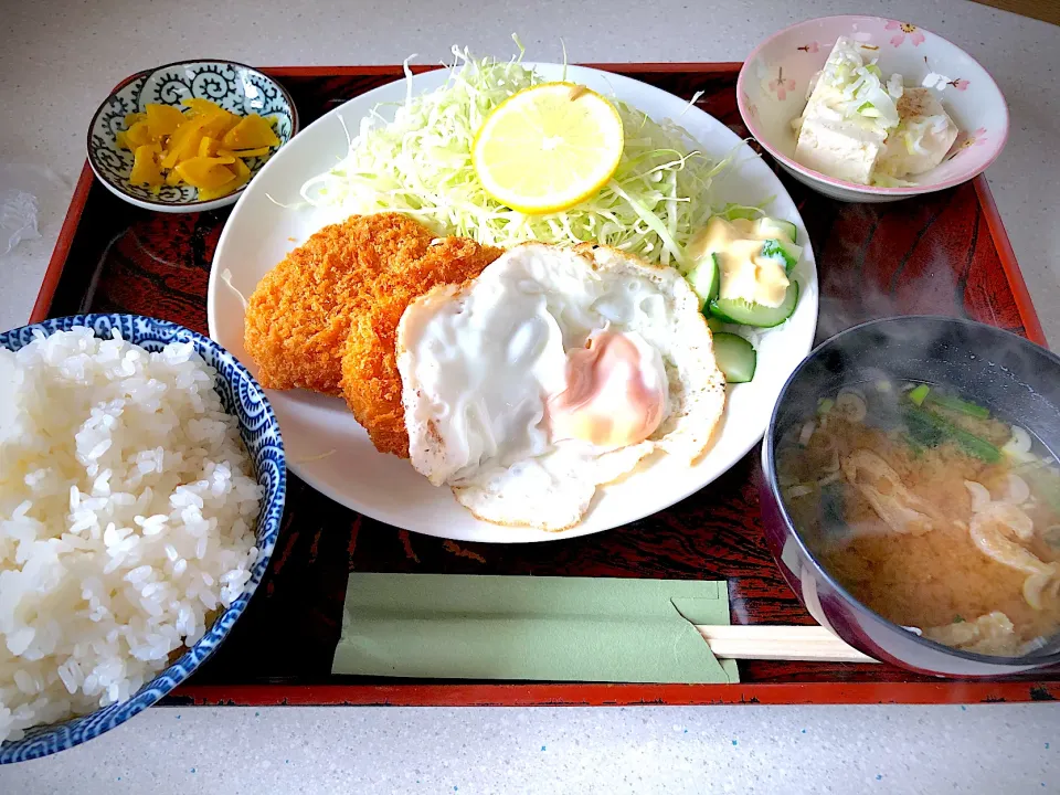 コロッケ定食|ゆうじ.さん