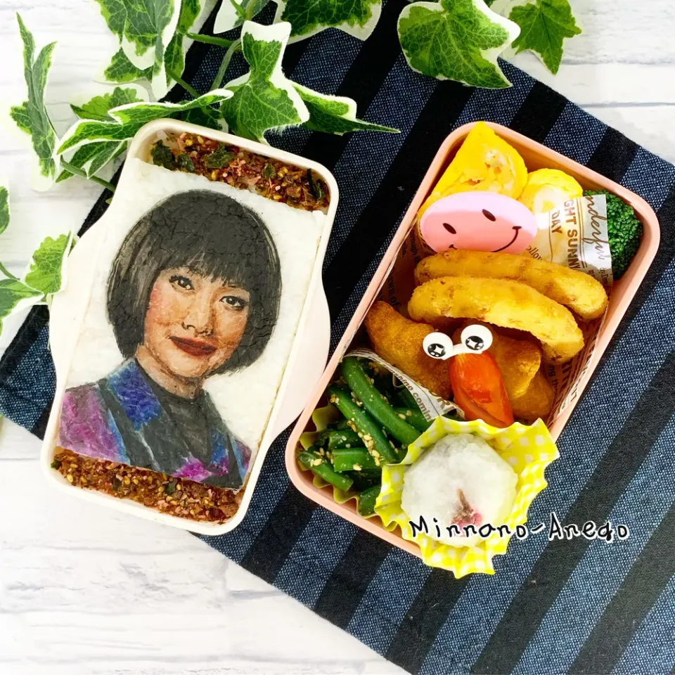 Snapdishの料理写真:家政夫のミタゾノ『結頼子/余貴美子』弁当|みんなのあねごさん