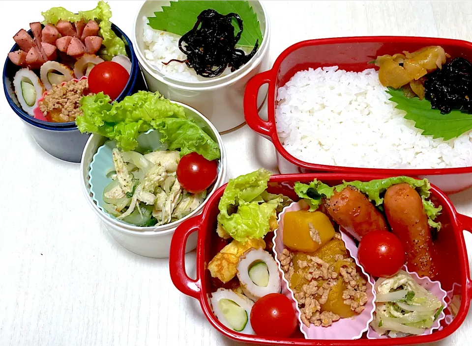 Snapdishの料理写真:今日のお弁当〜🍱|かぴかぴさん