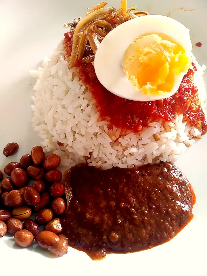 Snapdishの料理写真:Nasi lemak|lailatul73さん