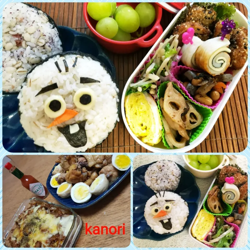 Snapdishの料理写真:時差あり💦先週末のお弁当|かのりさん