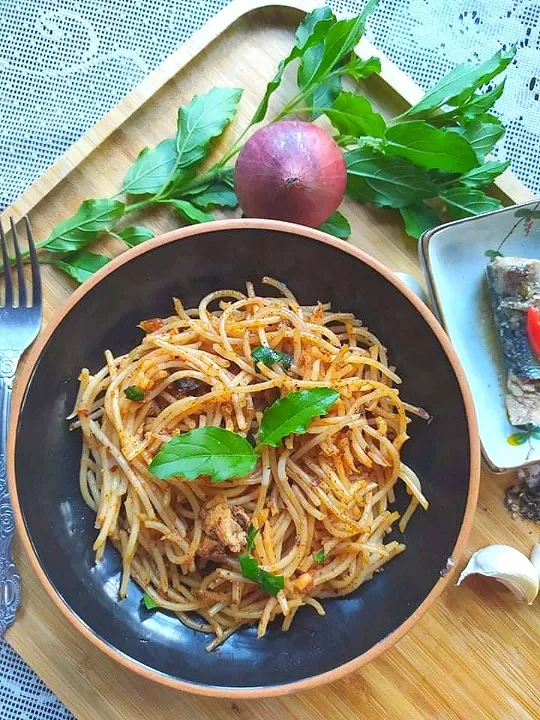 Snapdishの料理写真:pasta sardinas|SWEET S♥️ULさん