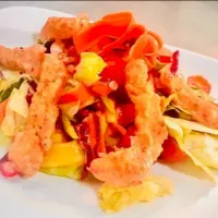 chicken strips salad|Nour Sayyadさん