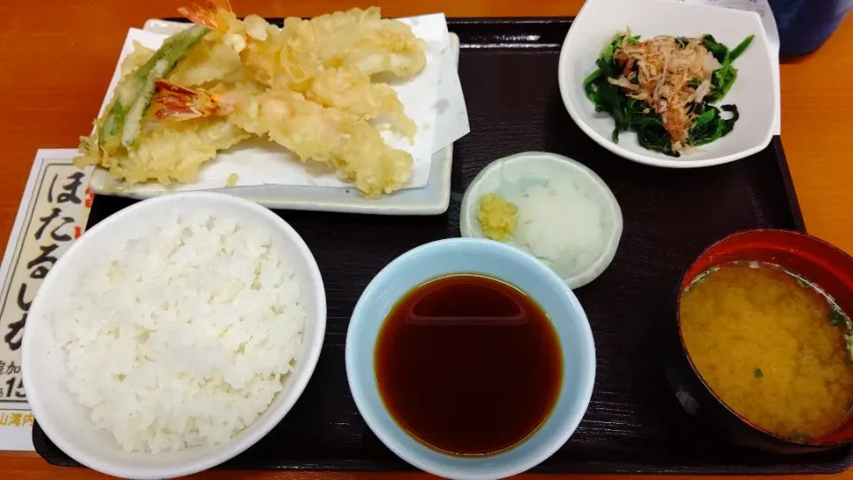 海老穴子天定食|アクちゃんさん