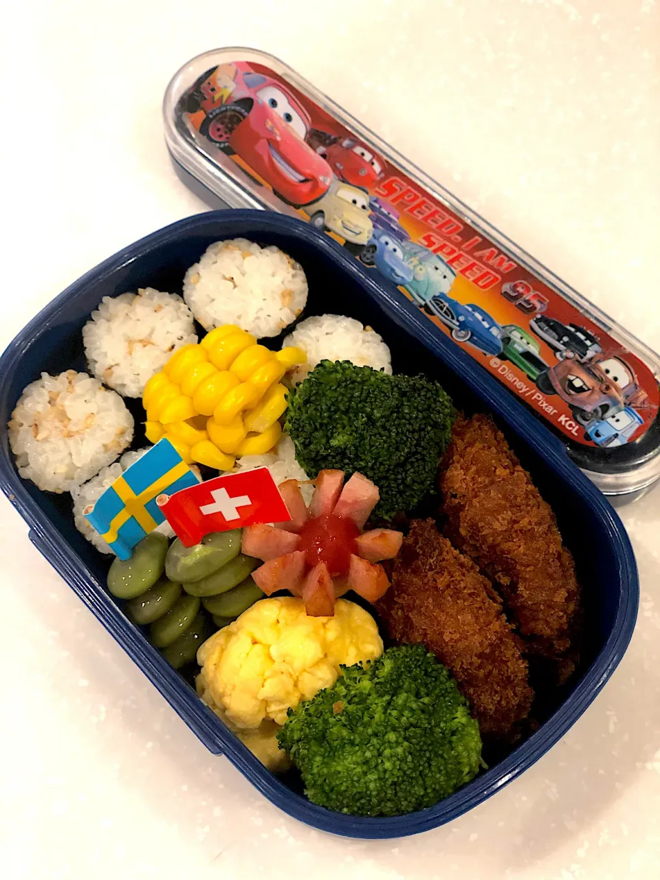 Snapdishの料理写真:4歳児お弁当🍱|みぃこさん