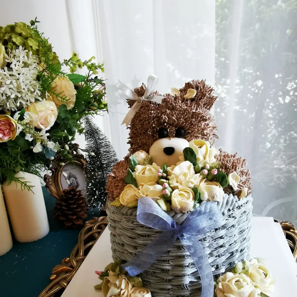 A​ bear cake​|Bake.fresh.oven​さん