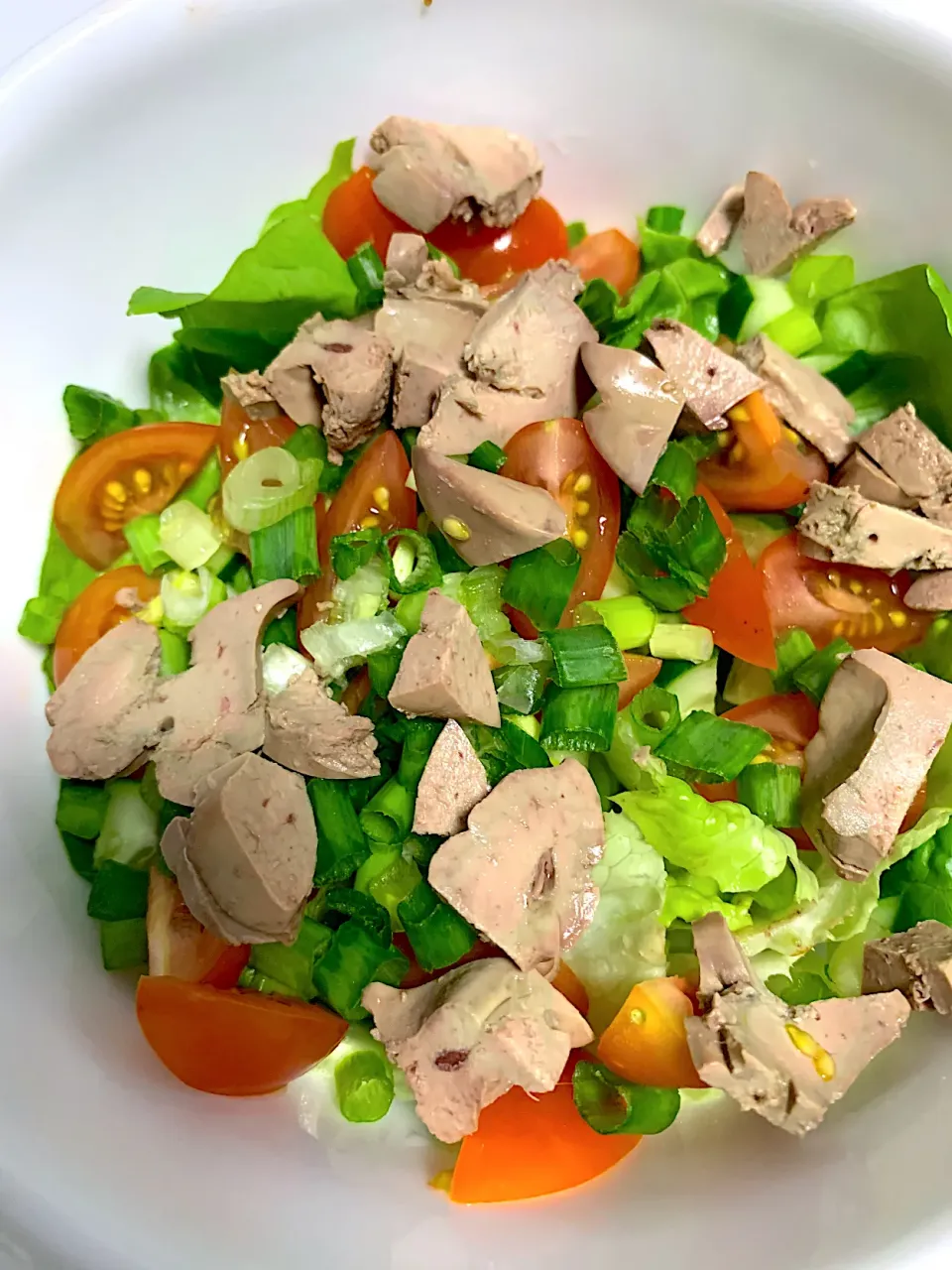 Chicken liver salad with sesame mayo|Ong Sor Fernさん