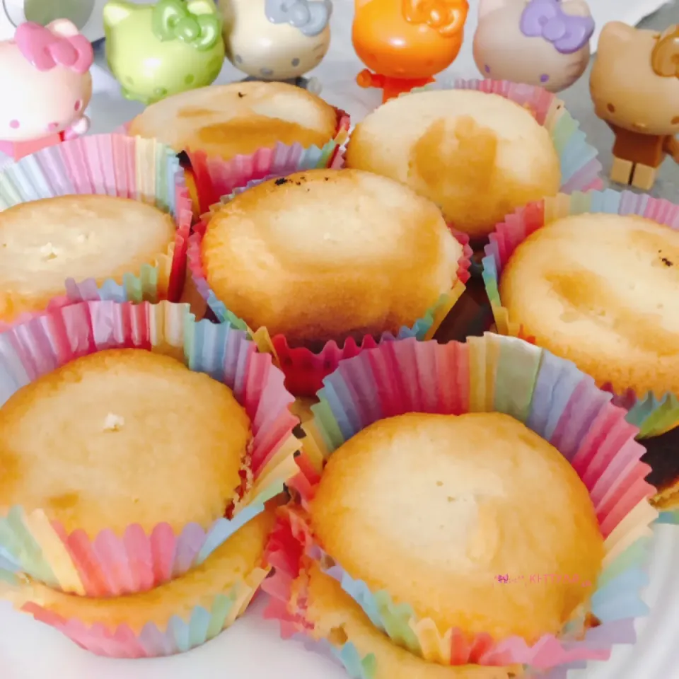 👩🏻‍🍳Basic Cup cake 🥧|🎀Kittyna🌸さん