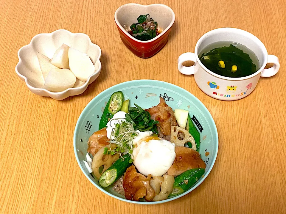 鶏肉の醤油麹丼|あさみさん