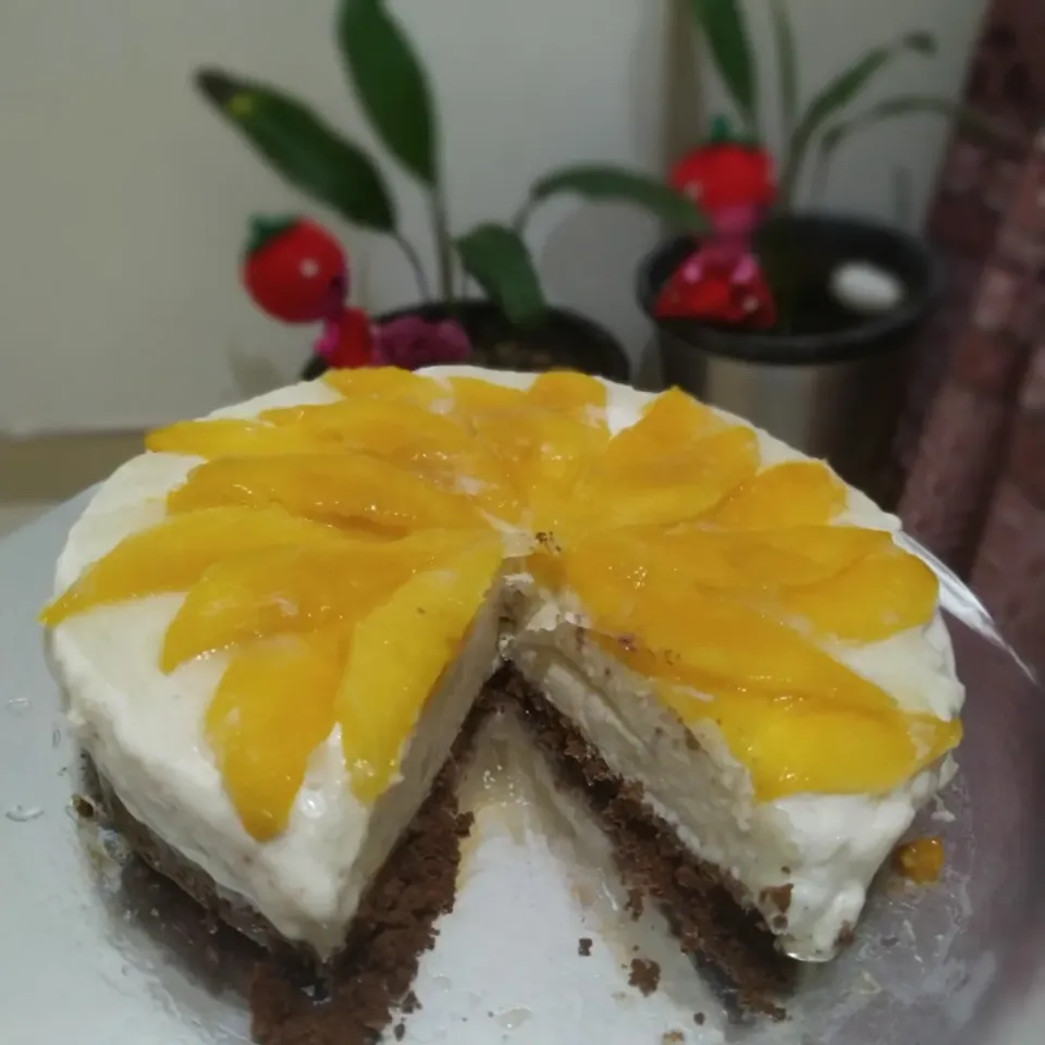 MANGO CHEESECAKE 😋|jhoyさん