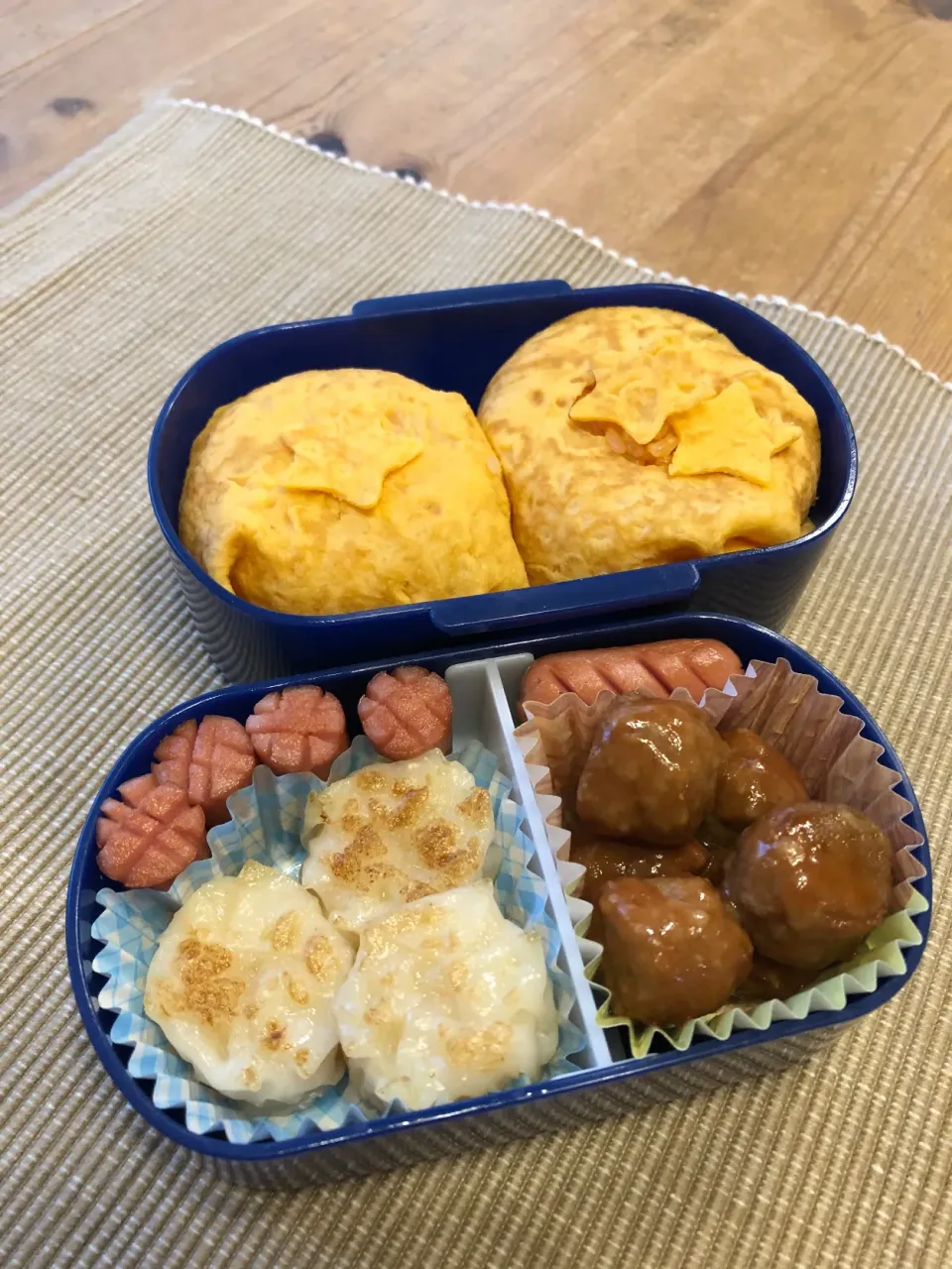 2020/09/18🌿オムライス弁当|あとさん