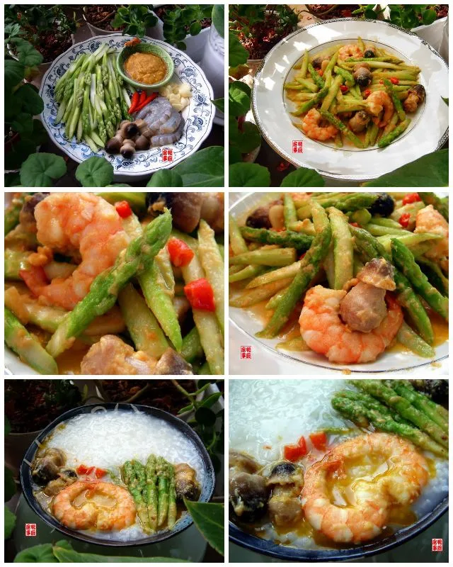 saute asparagus and shrimp|steven z.y.さん