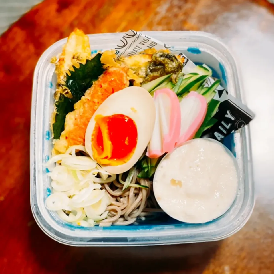 今日のお弁当！とろろ蕎麦|はる吉さん