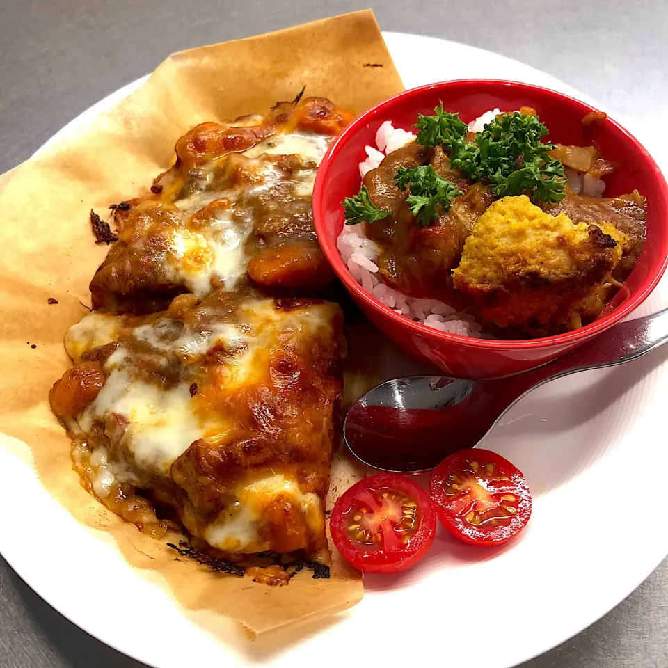 カレー＆カレーピザ♪|みちさん