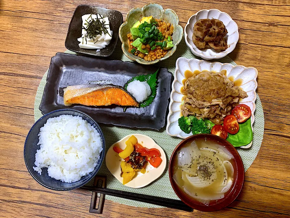 生姜焼き定食|まるまるレモンさん