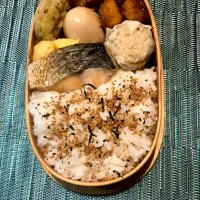 Snapdishの料理写真:オヤジ弁当|たなさん