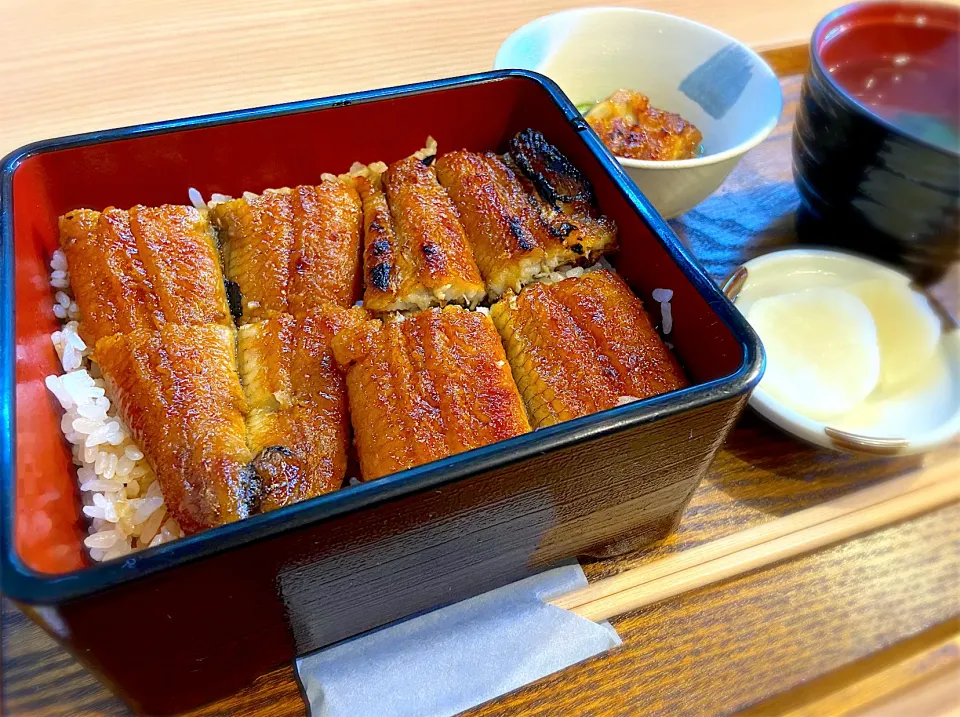 鰻重(特上)うざく、肝吸い付き💛|ナナさん