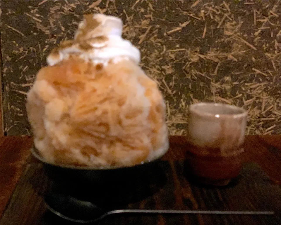 老舗のお茶屋さんで和紅茶のかき氷を食べました🍃|Seikoさん