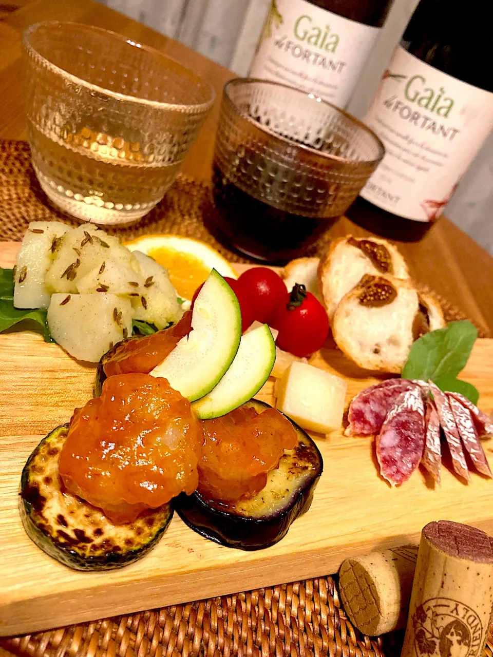 Snapdishの料理写真:Gaia FORTANTとおつまみ達😋🍷🥂✨💕|アイさん