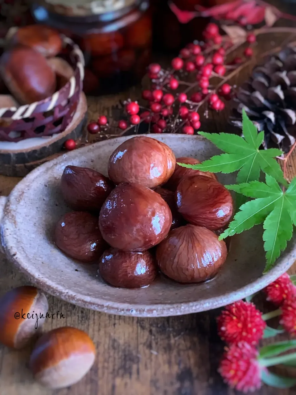 栗の渋皮煮🌰🌰|@keijunrinさん