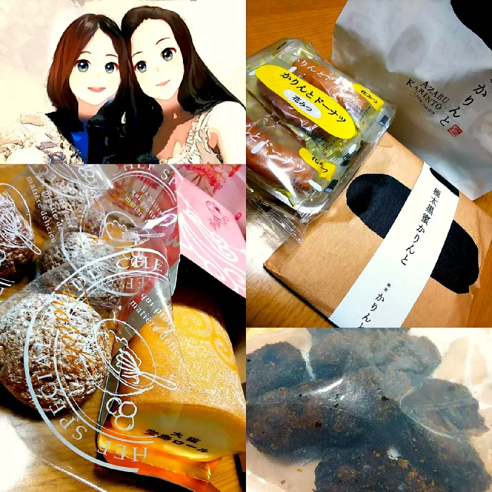 Snapdishの料理写真:#堂島ロール
#麻布かりんと|ひとみんΨ(*´∀｀)Ψさん