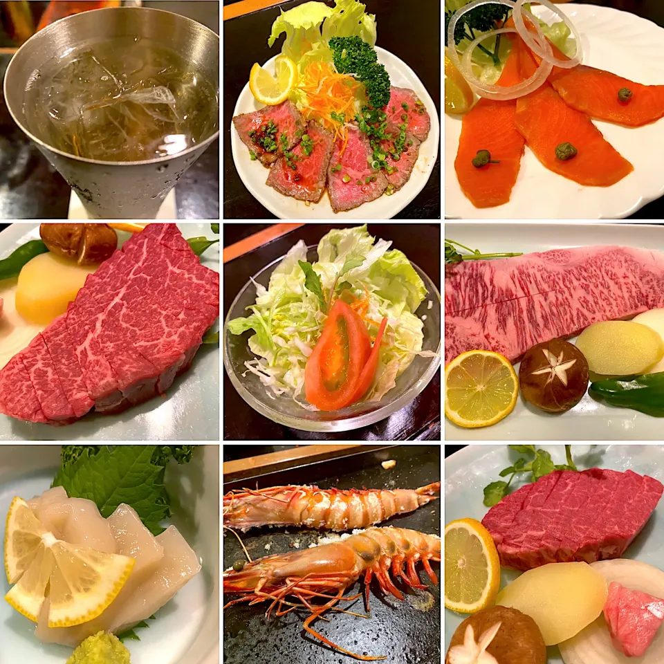 今夜のディナーは、和牛極上ロース200g&シーフードコース、追加のシャットブリアン🥩|buhizouさん