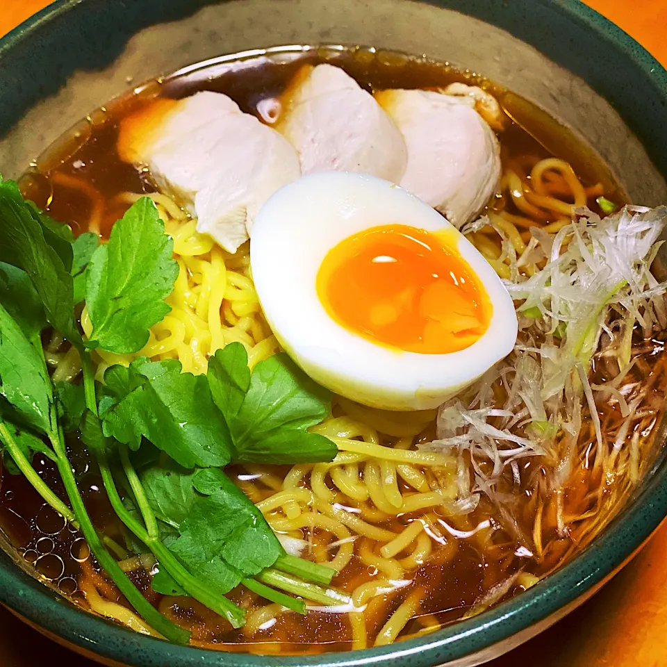 あっさり鳥だし醤油ラーメン|アオリイカ茹で美さん