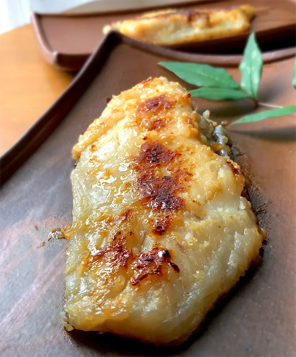 Snapdishの料理写真:釣り魚🎣
オオモンハタの西京焼き|9421beruさん