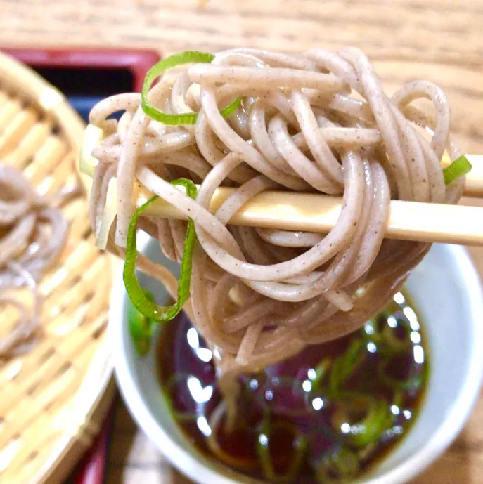 冷たい蕎麦でお昼・・・|ばくあんしゃさん