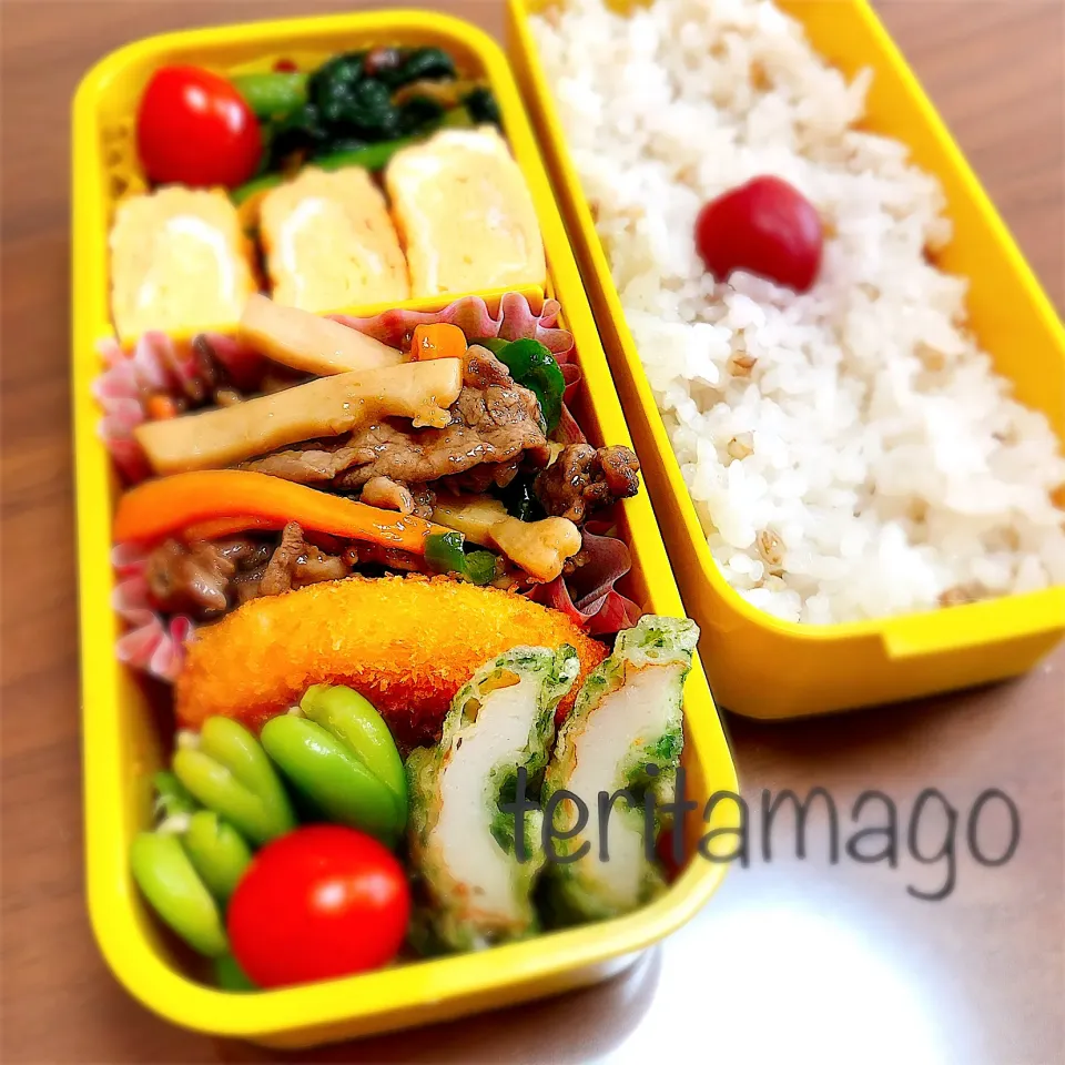 Snapdishの料理写真:お弁当|teritamagoさん