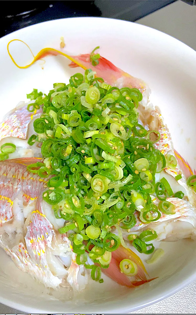 蒸しイトヨリの香味油かけ|かよさん