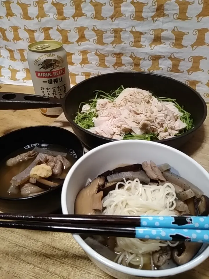 手づくり鶏ハムサラダ
中身汁(ノーマルタイプ)とそうめん入りタイプ(^^)|にゃんごろーさん