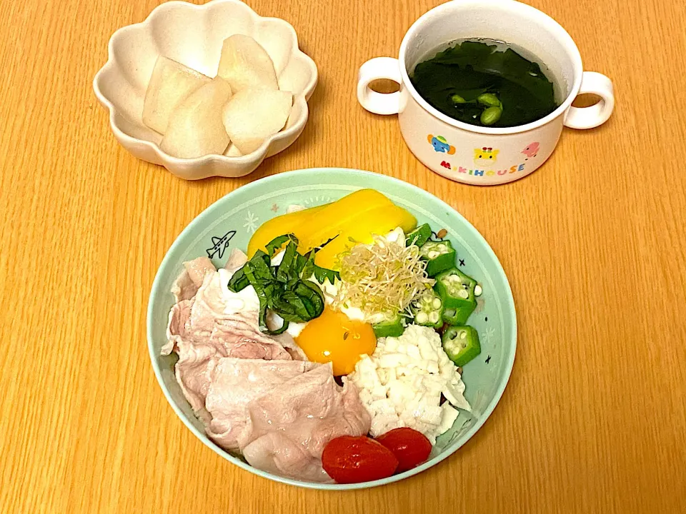 冷しゃぶ丼|あさみさん