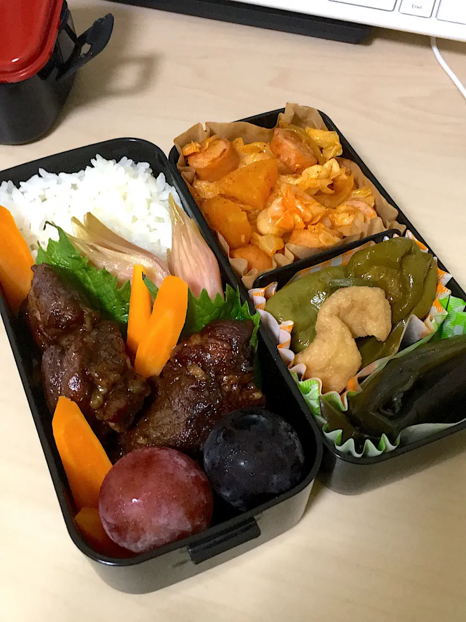 スペアリブのコーラ煮弁当|4jemさん